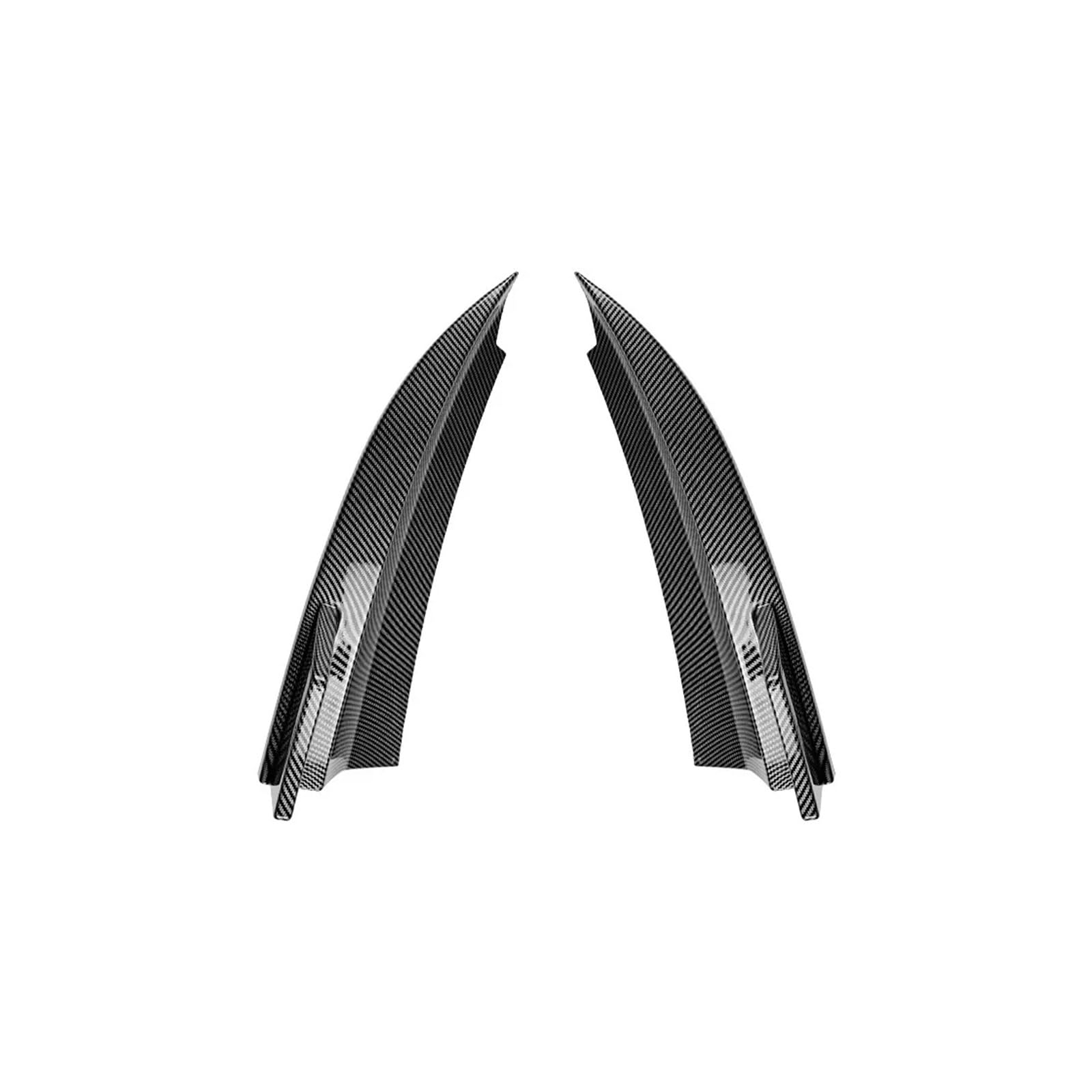 Seitenschweller Für Benz Für C Klasse Für W204 Für C250 C300 C350 Für AMG 2008-2014 Hinten Ecke Rock Lip Splitter Seite Diffusor Auto Seitenschweller(Carbon Look) von Awqmx