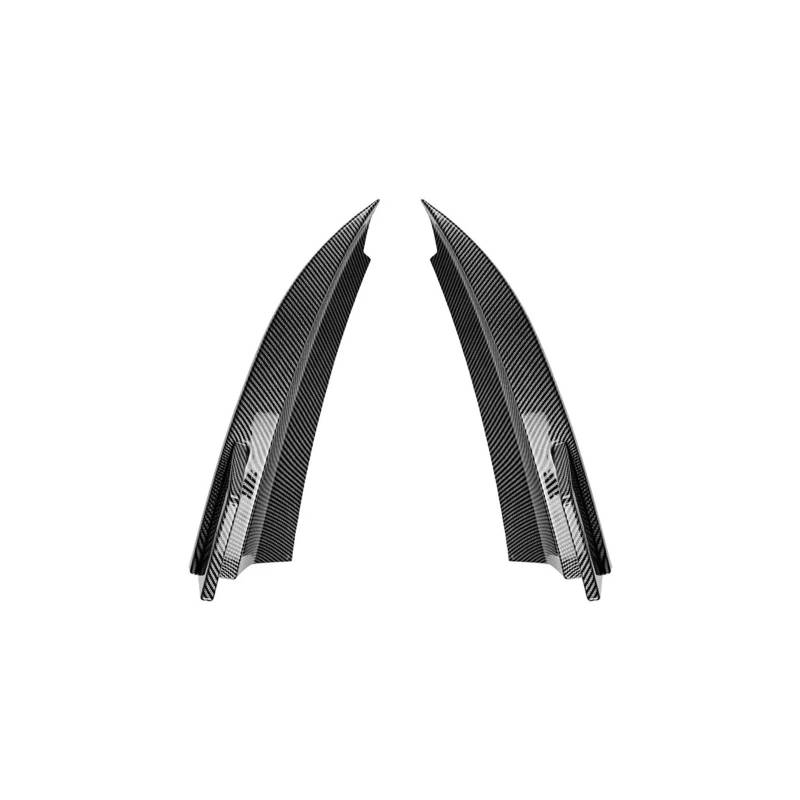 Seitenschweller Für Benz Für C Klasse Für W204 Für C250 C300 C350 Für AMG 2008-2014 Hinten Ecke Rock Lip Splitter Seite Diffusor Auto Seitenschweller(Carbon Look) von Awqmx