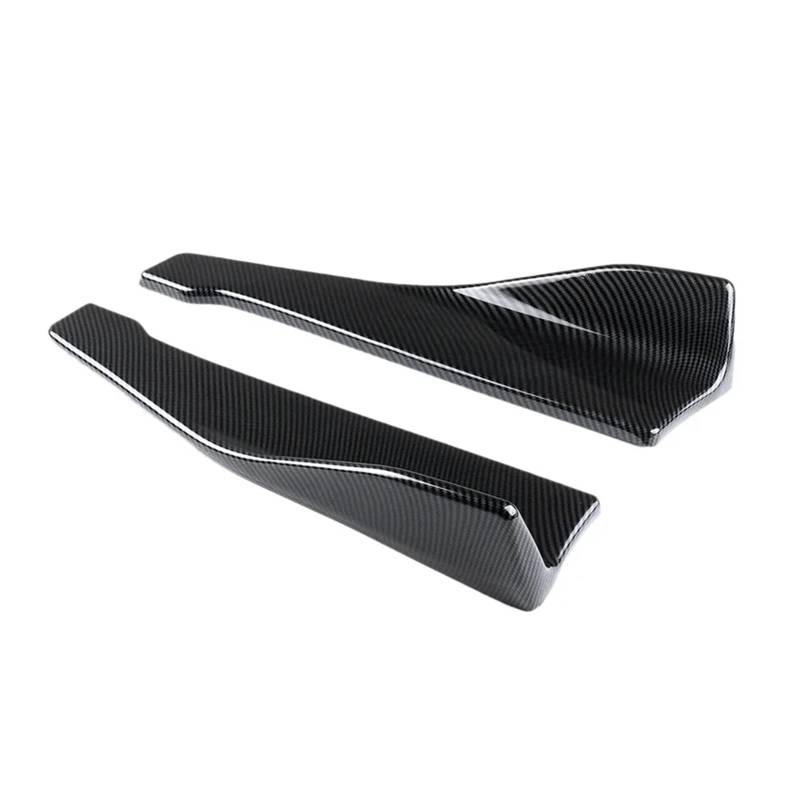 Seitenschweller Für Chevrolet Für Camaro Für SS 48 Cm Universal Schürze Spoiler Seite Rock Body Kit Auto Zubehör Auto Seitenschweller(Carbon Fiber Look) von Awqmx