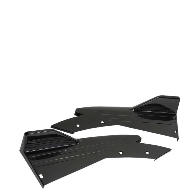 Seitenschweller Für Chevrolet Für Camaro Für SS Für LS Für LT 2PCS -Auto Heck -Lippen -Diffusor Splitter Canard Protector Frontkörperseite Rock Kit Kit Auto Seitenschweller(Schwarz) von Awqmx