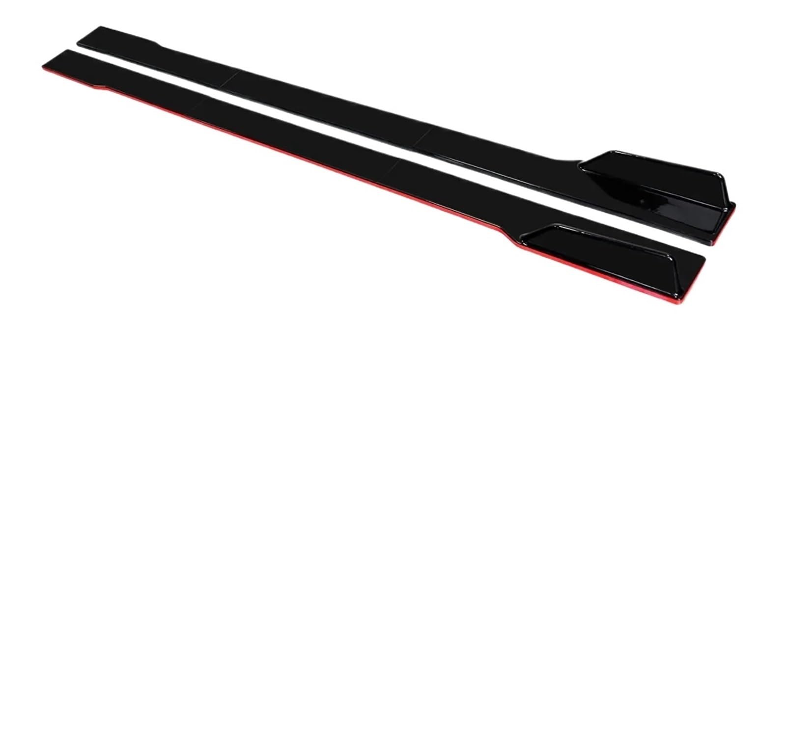 Seitenschweller Für Chevrolet Für Malibu 2010-2021 78,7 "Seite Rock Splitter Spoiler Lip Rocker Panel Extensions Body Kit Auto Seitenschweller(Black with Red side) von Awqmx