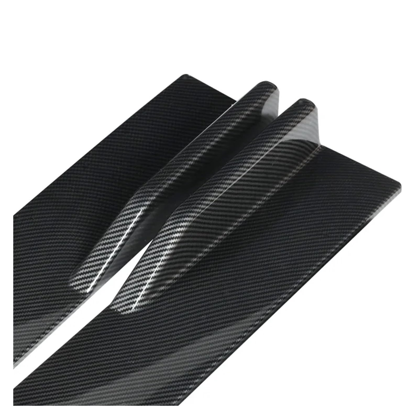 Seitenschweller Für Chevy Für Camaro Für SS 78,7 "/86,6" Universal Seite Röcke Verlängerung Rocker Panels Lip Splitter Auto Seitenschweller(86.6in Carbon Look) von Awqmx