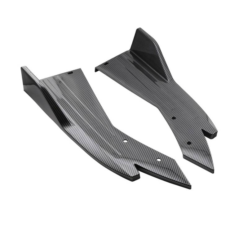 Seitenschweller Für E90 Für E46 Für F20 Auto Hinten Diffusor Splitter Spoiler Canards Seite Röcke Abdeckung Auto Seitenschweller(Carbon Look) von Awqmx