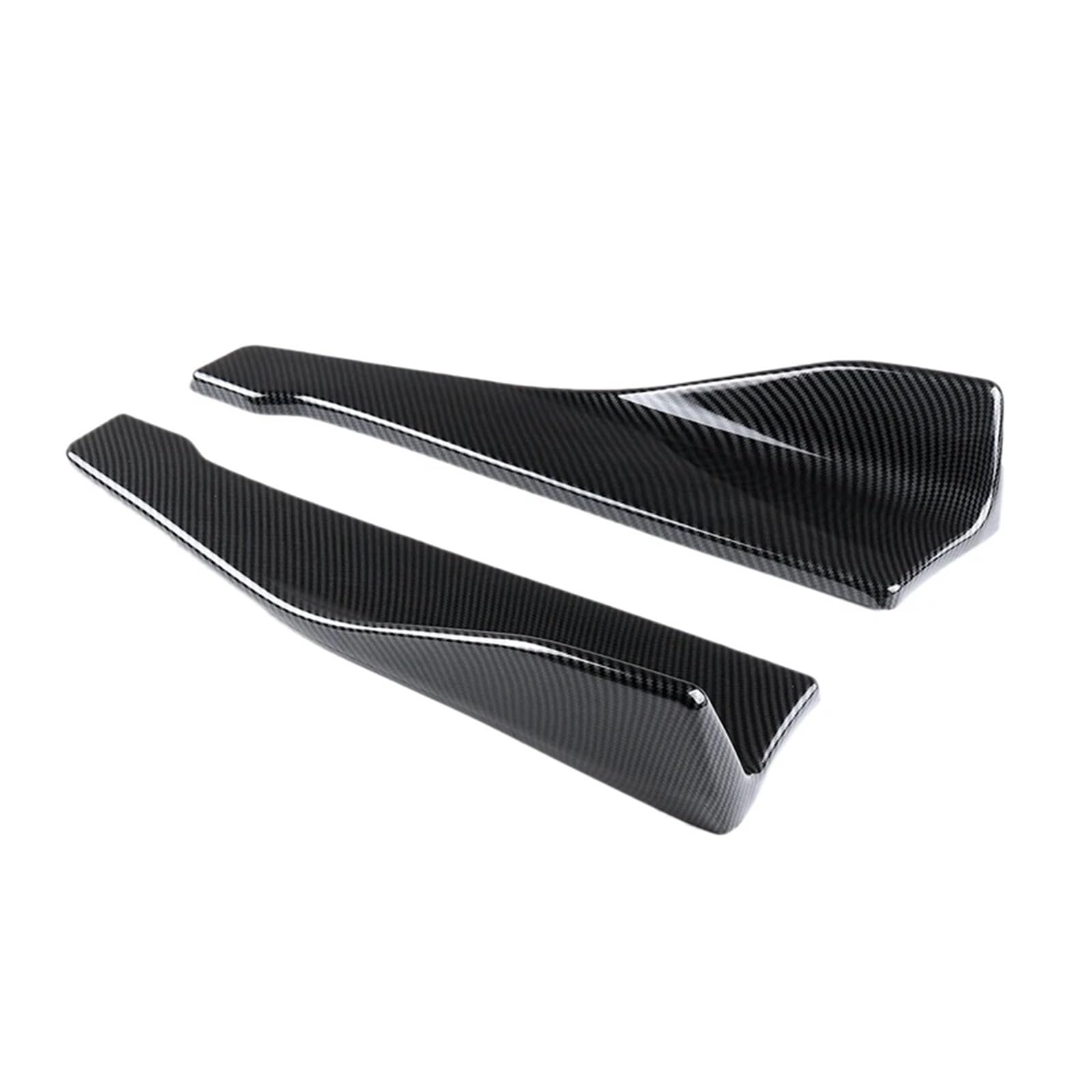 Seitenschweller Für E90 Für E92 Für E93 Für E60 Für E61 48 Cm Vorderseite Rock Canards Abdeckung Körper Kit Auto Zubehör Auto Seitenschweller(Carbon Fiber Look) von Awqmx