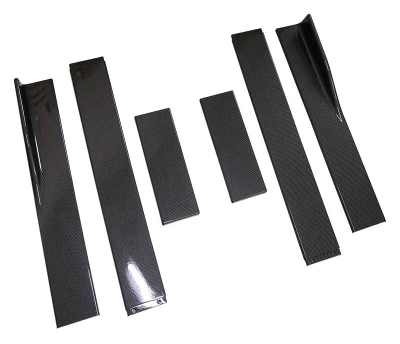 Seitenschweller Für F30 F31 F80 F82 Für M3 Für M4 Für 320i 325i 335i Seite Rock Universal Schürze Splitter Winglet Auto Zubehör Auto Seitenschweller(78.7IN Carbon Look) von Awqmx