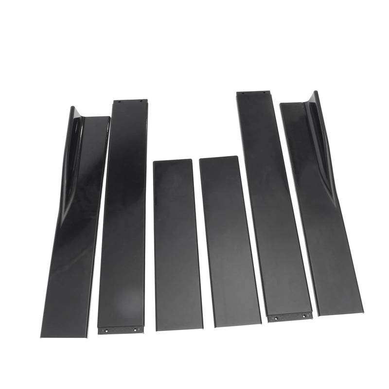 Seitenschweller Für F32 F33 F36 Für 4 Serie Für M Für Sport 14-20 86,6" Seitenschweller Verlängerung Rocker Winglet Body Kit Auto Seitenschweller(2.2M Black) von Awqmx