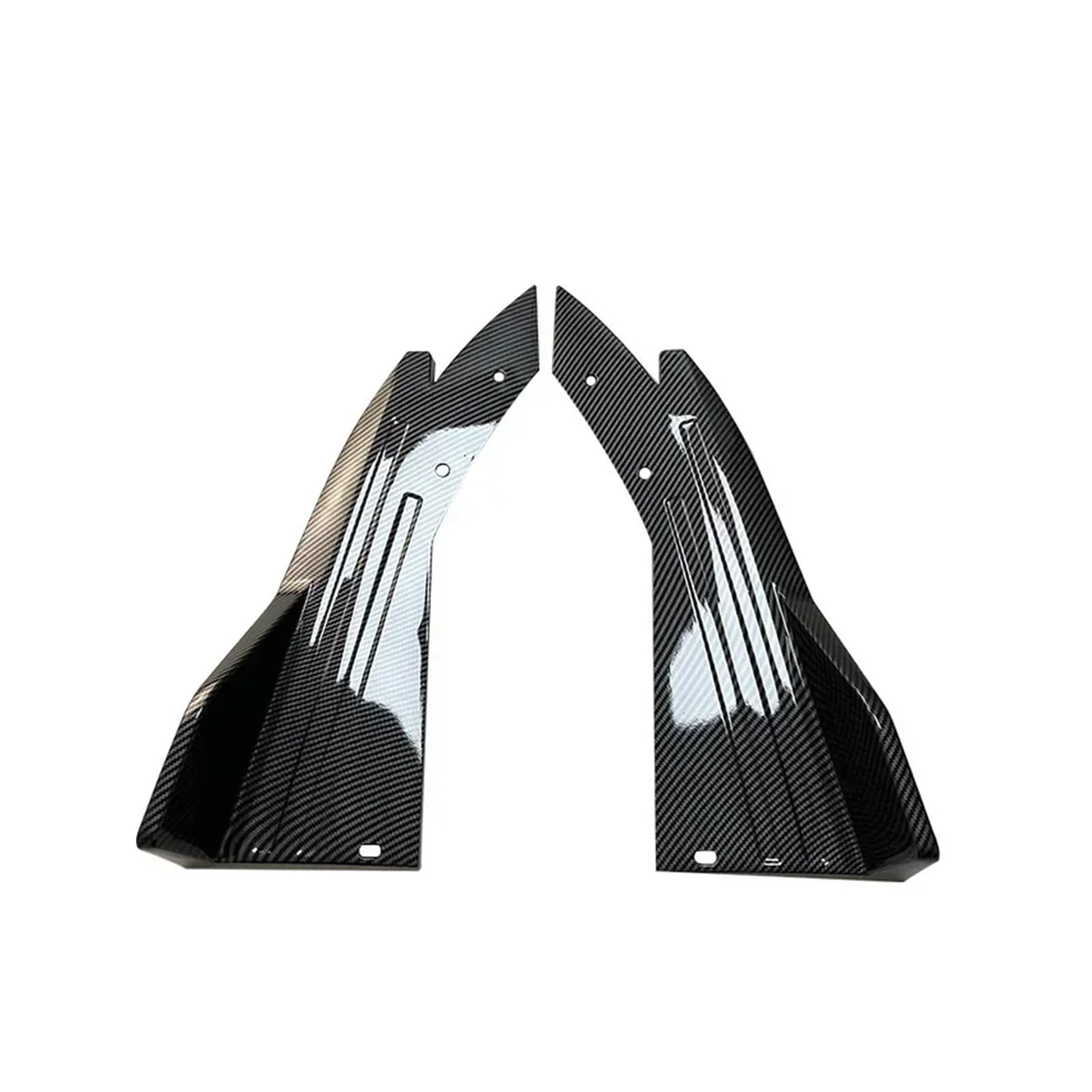 Seitenschweller Für Ford Für Mustang Für GT Für 500 Für 350 Heckschürze Diffusor Splitter Spoiler Canards Seite Röcke Abdeckung Trim Auto Seitenschweller(Carbon Look) von Awqmx