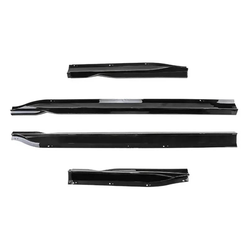 Seitenschweller Für G80 Für G81 Für M3 Für Maxton Für Stil 2021-2023 4 Stück Seitenschweller Verlängerung Winglet Splitter Lip Auto Seitenschweller(Glossy Black) von Awqmx