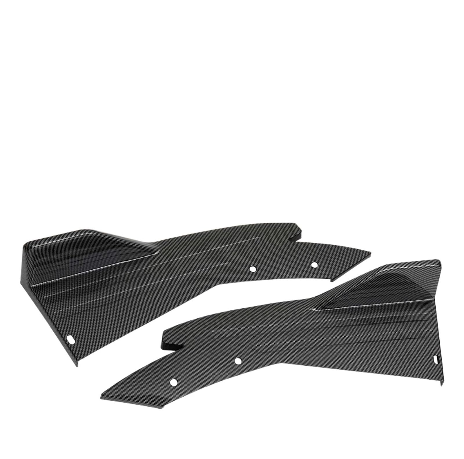 Seitenschweller Für Grand Für Cherokee Auto Hinten Bumper Spoiler Lip Splitter Diffusor Körper Kit Seite Rock Schutz Abdeckungen Auto Seitenschweller(Carbon Fiber) von Awqmx