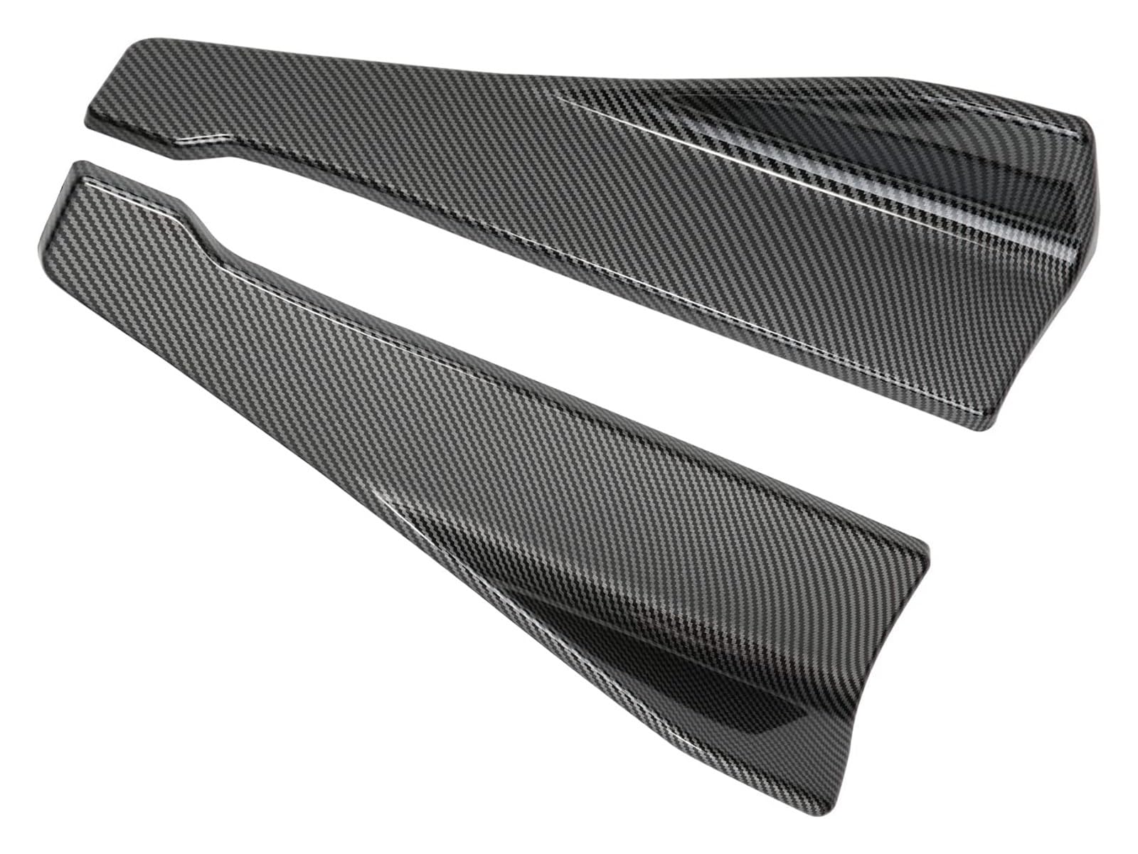 Seitenschweller Für Infiniti Für Q50 Für Q60 Für Q70 2005-2022 Auto Hinten Lip Röcke Flossen Spoiler Canards Diffusor Seite Kotflügel Auto Seitenschweller(Carbon Fiber) von Awqmx