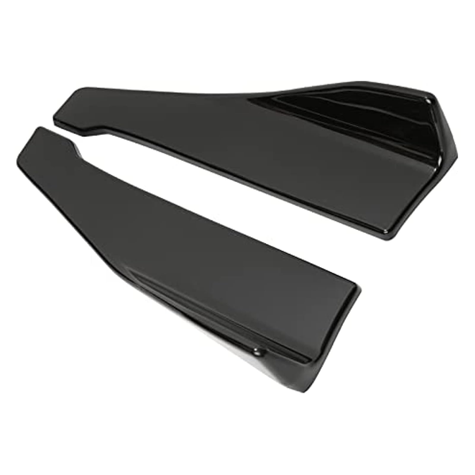 Seitenschweller Für Infiniti Für Q50 Für Q60 Für Q70 2005-2022 Auto Hinten Lip Röcke Flossen Spoiler Canards Diffusor Seite Kotflügel Auto Seitenschweller(Glossy Black) von Awqmx