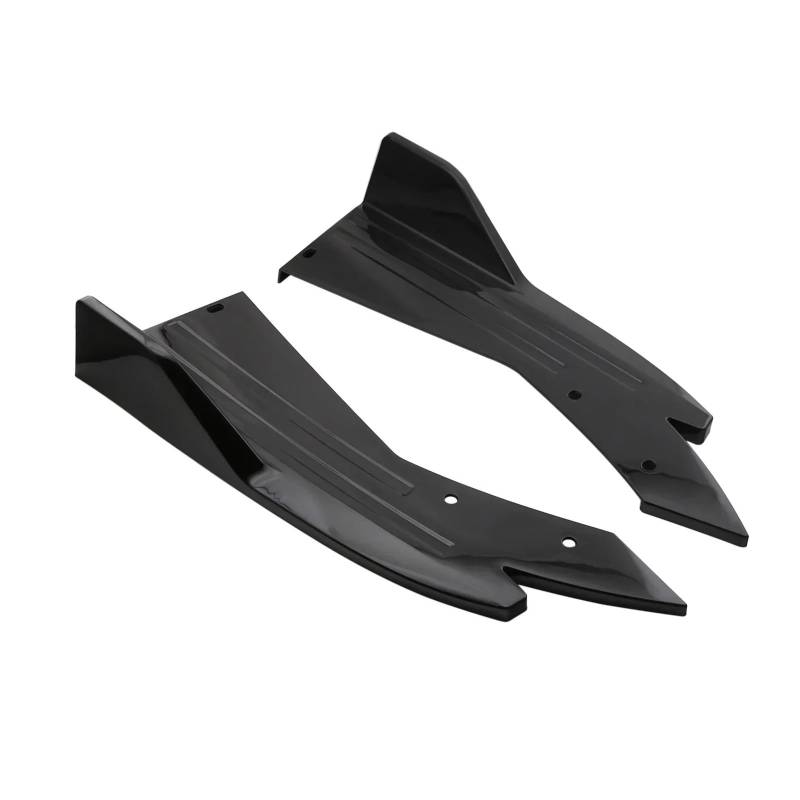 Seitenschweller Für KIA Für Optima Für Stinger Für GT 48 Cm Universal Hinten Stoßstange Canards Splitter Diffusor Schutz Body Kits Auto Seitenschweller(Schwarz) von Awqmx