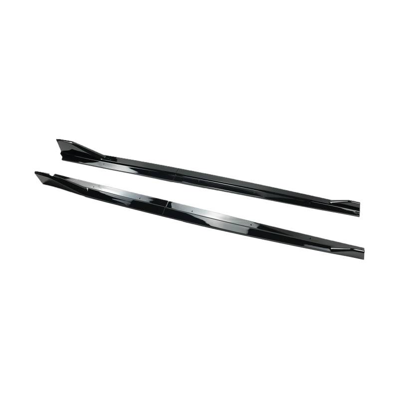 Seitenschweller Für Toyota Für Supra Für A90 Für A91 2020-2024 Auto Seite Rock Verlängerung Splitter Spoiler Körper Kit Auto Seitenschweller(Glossy Black) von Awqmx