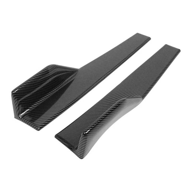 Seitenschweller Für VW Für Arteon Für CC 2017-2020 45 Cm Universal Side Rock Verlängerung Kotflügel Schutz Körper Kit Spoiler Trim Auto Seitenschweller(Carbon Fiber Look) von Awqmx