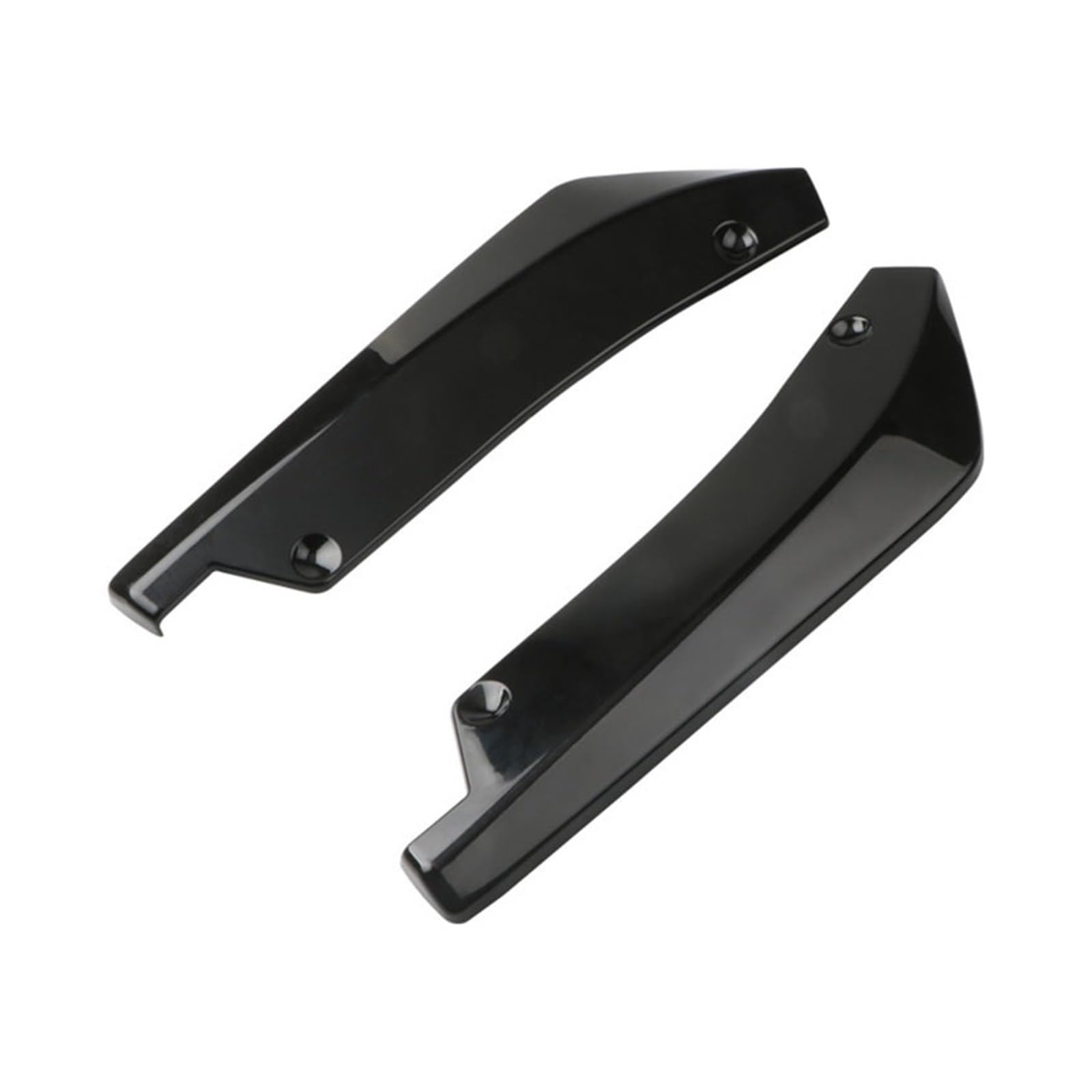 Seitenschweller Universal Auto Vorne Hinten Stoßstange Streifen Lip Spoiler Diffusor Splitter Kratzschutz Winglets Seite Rock Auto Seitenschweller(Schwarz) von Awqmx