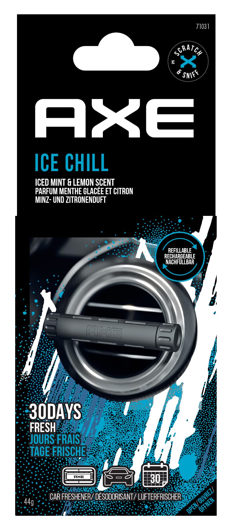 California Scents VENT RECARGABLE AXE ICE CHILL von Axe