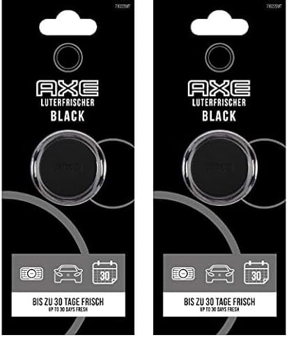 California Scents MINI AMBIENTADOR VENT AXE BLACK (Packung mit 2) von Axe