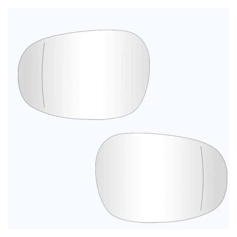 Außenspiegel Glas Für 1 3 Serie E81 E90 E91 E92 325i 328i 2009–2013, Links oder rechts, beheiztes Spiegelglas, Rückspiegelglas Seitenspiegelglas(White A Pair) von Axexnejv