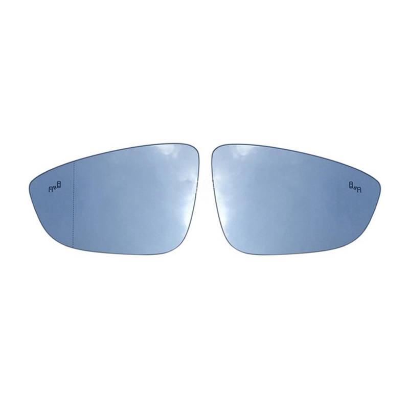 Außenspiegel Glas Für VW Für Jetta Für Passat B7 CC Für Bora Für Beetle Für Scirocco Erhitzt Blind Spot Warnung Flügel Hinten Spiegel Glas 3C8857521 3C8857522 Seitenspiegelglas(A Pair) von Axexnejv