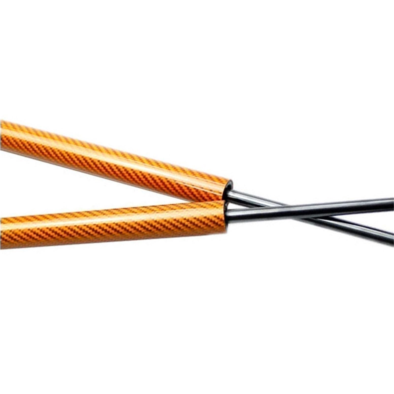 Gasfeder Heckklappe Für Toyota Für Chaser GX90 1992-1996 Mit Spoiler Heckklappe Trunk Lift Unterstützung Stange Frühling Schock Dämpfer Absorber 300mm Streben Kofferraum Gasfeder(Orange Carbon Fiber) von Axexnejv