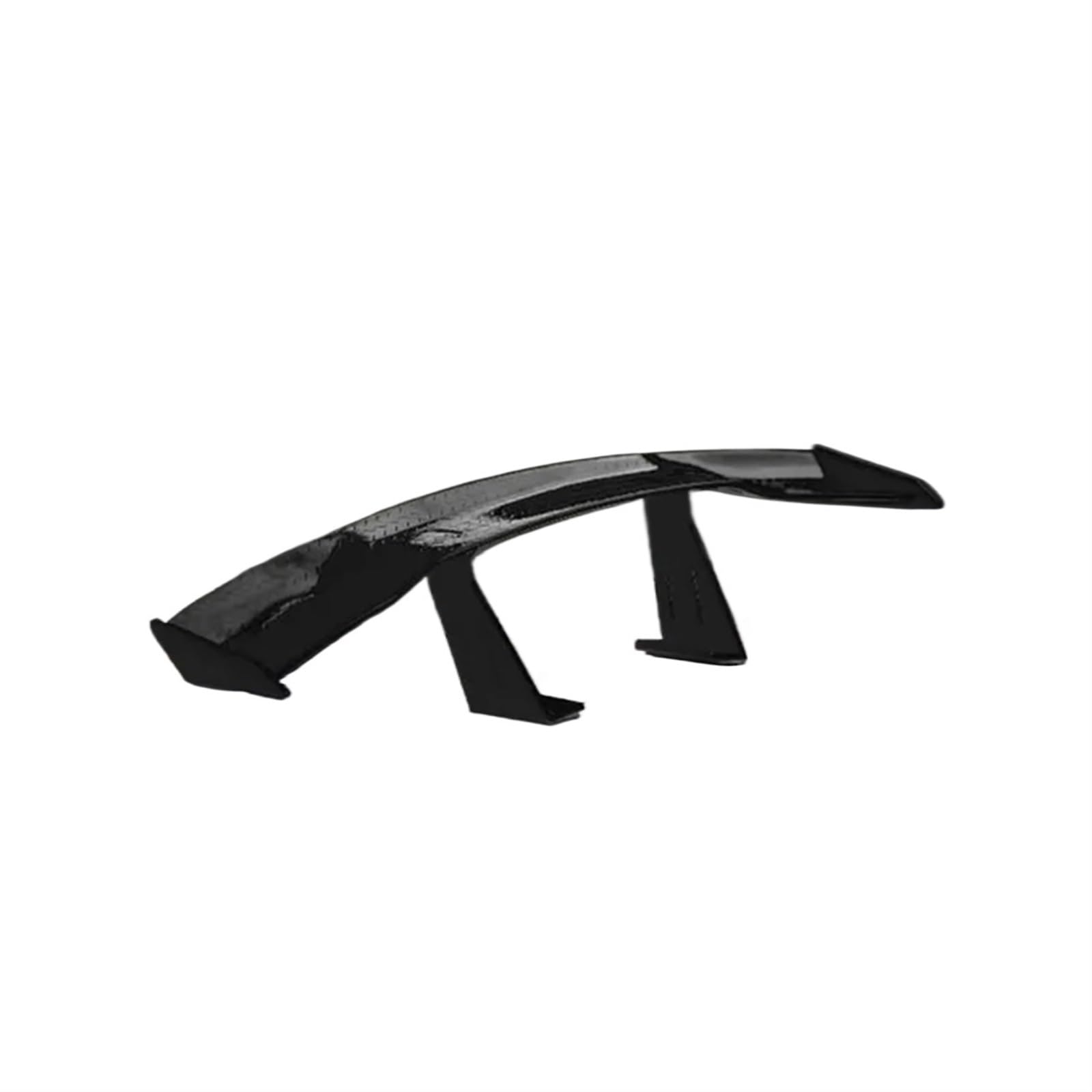 Heckspoiler Auto Universal Mini Spoiler Heckflügel Carbon Look Schwarz Weiß Rot Heckflügel Modell Auto Styling Dekoration Auto Zubehör Auto Spoiler Wing(Schwarz) von Axexnejv