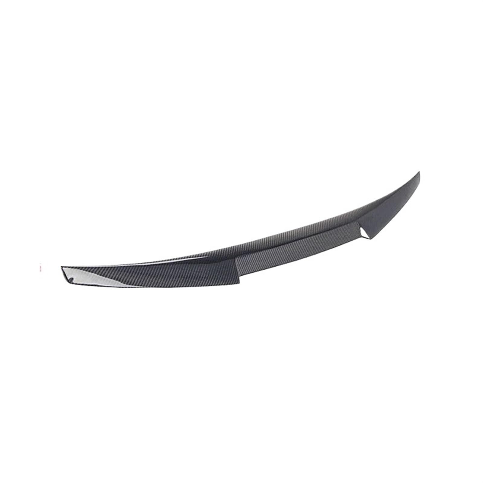 Heckspoiler Für 3er E46 M3 M4 1999-2005 Glänzend Schwarz Carbon Heckspoilerflügel Auto Außen Tuning Zubehör Teil Auto Spoiler Wing(4D Carbon Fibe) von Axexnejv