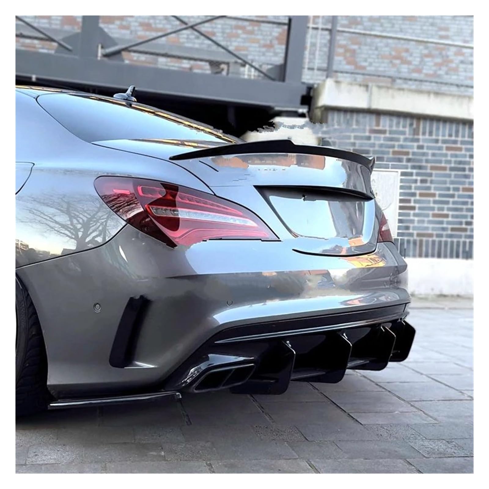 Heckspoiler Für Benz CLA45 W117 C117 200 250 260 Limousine 2013-2018 Klasse Carbon Fiber Heckspoiler Stamm Flügel Auto Spoiler Wing(Farbe) von Axexnejv