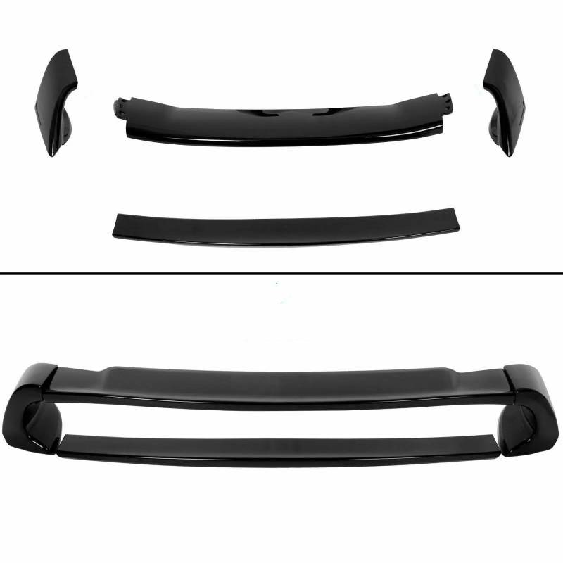 Heckspoiler Für Civic 4DR 2006-2011 Limousine, Hochglanz-Schwarz Lackiert, Kofferraumspoiler, Schwarze Heckklappenlippe, ABS-Styling-Zubehör Auto Spoiler Wing von Axexnejv