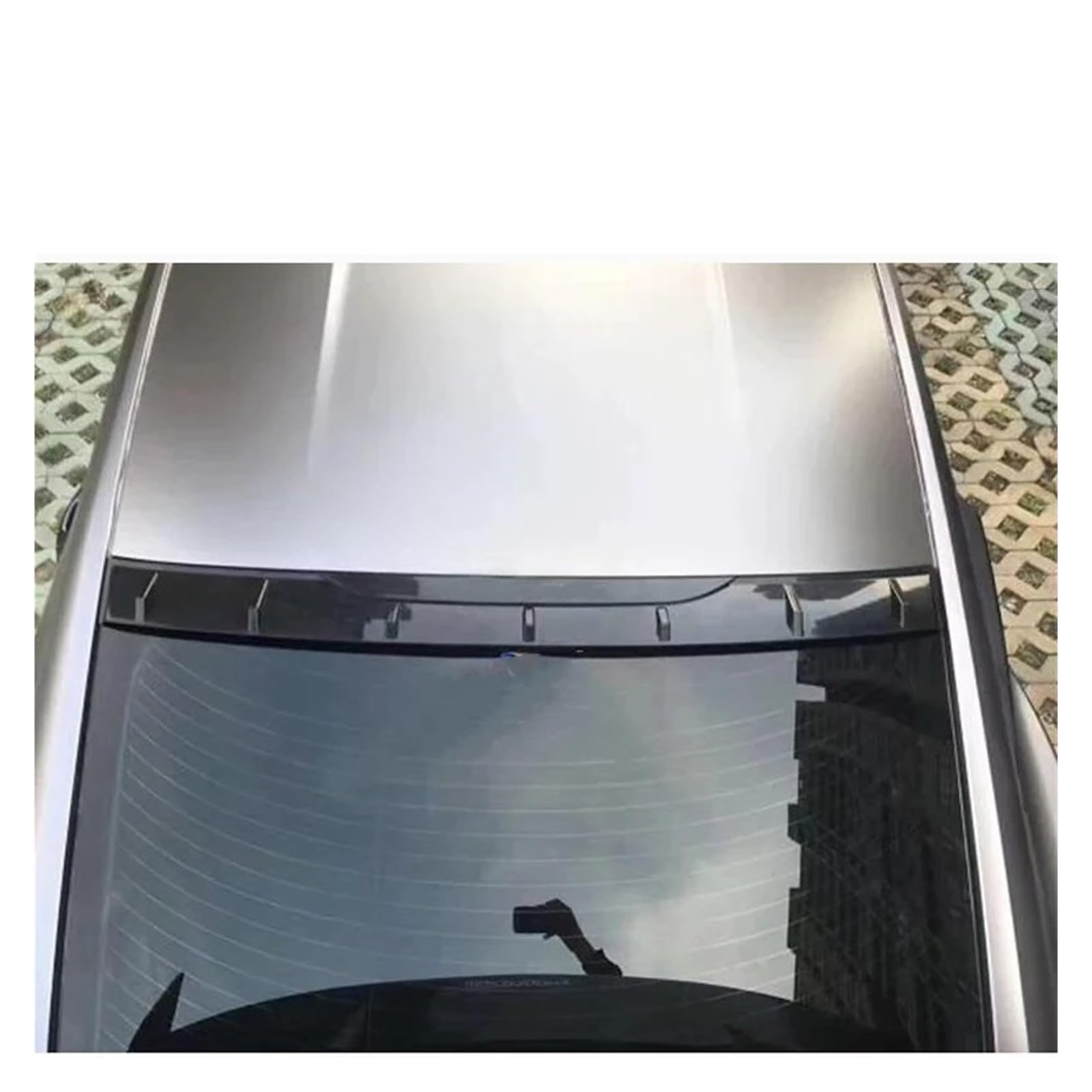 Heckspoiler Für Ford Für Mustang Spoiler 2015 2016 2017 Auto ABS Kunststoff Unlackiert Primer Hinten Flügel Dach Schwanz Spoiler Auto Spoiler Wing(A Matte Black) von Axexnejv