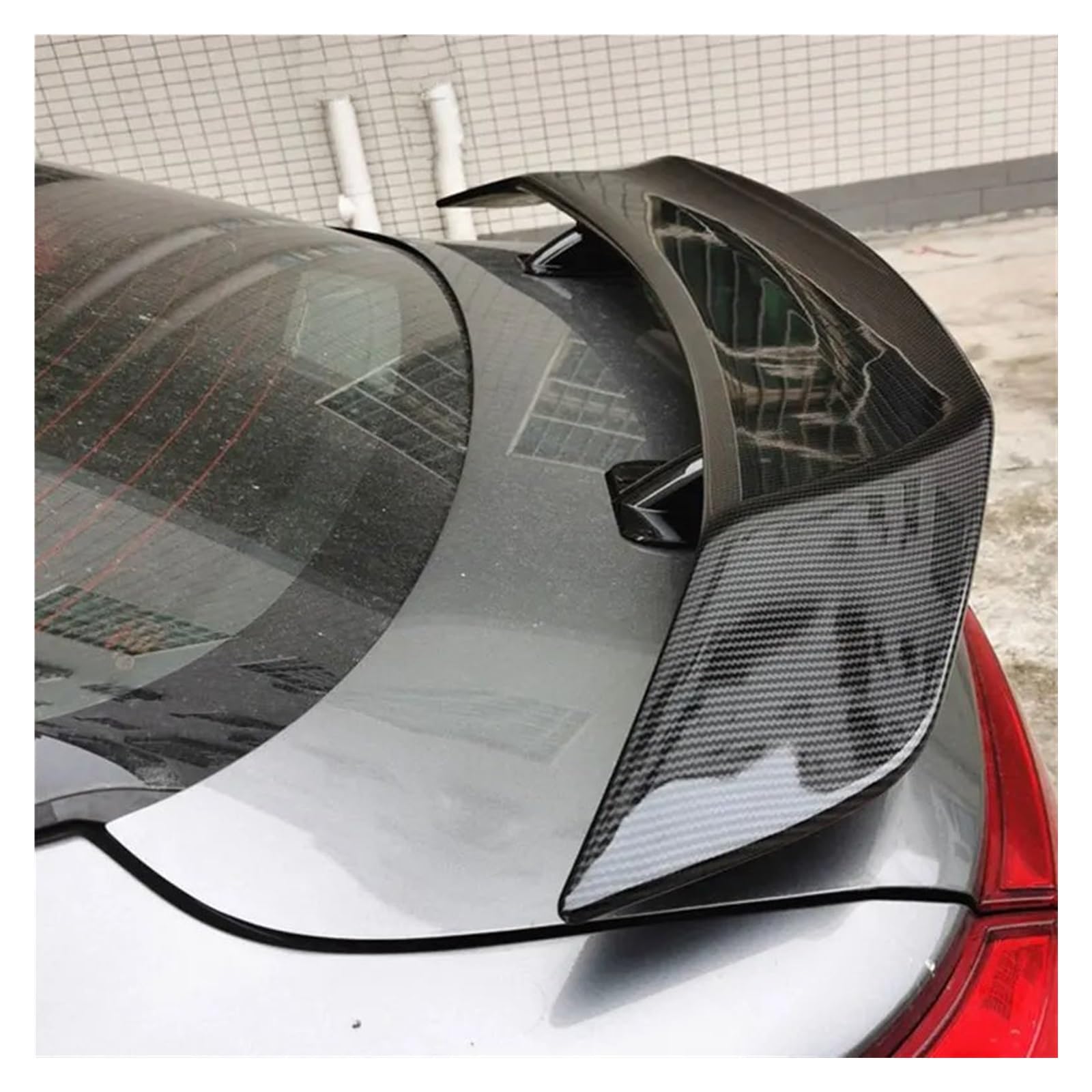 Heckspoiler Universal Auto Styling Carbon Fiber Spoiler Flügel DIY Refit Stamm Deckel Auto Spoiler Wing(A-Carbon Fiber) von Axexnejv