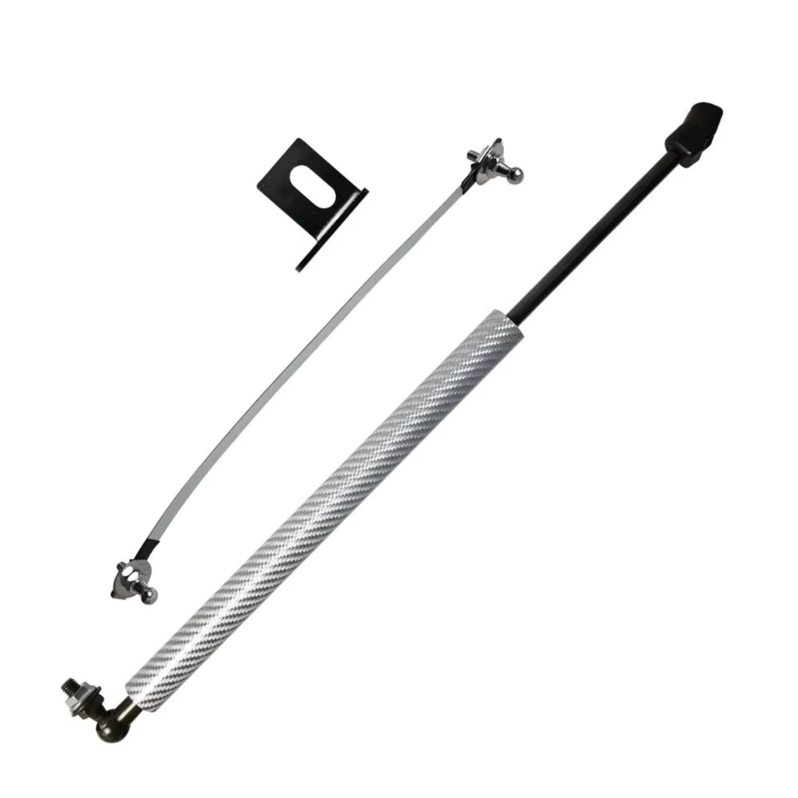 Motorhaube Gasfeder Für Fluence 2009-2018 Front Hood Bonnet Gas Strut Lift Unterstützung Stoßdämpfer Frühling Ändern Prop Stange Bar Dämpfer Motorhaubendämpfer(Silver Carbon Fier) von Axexnejv