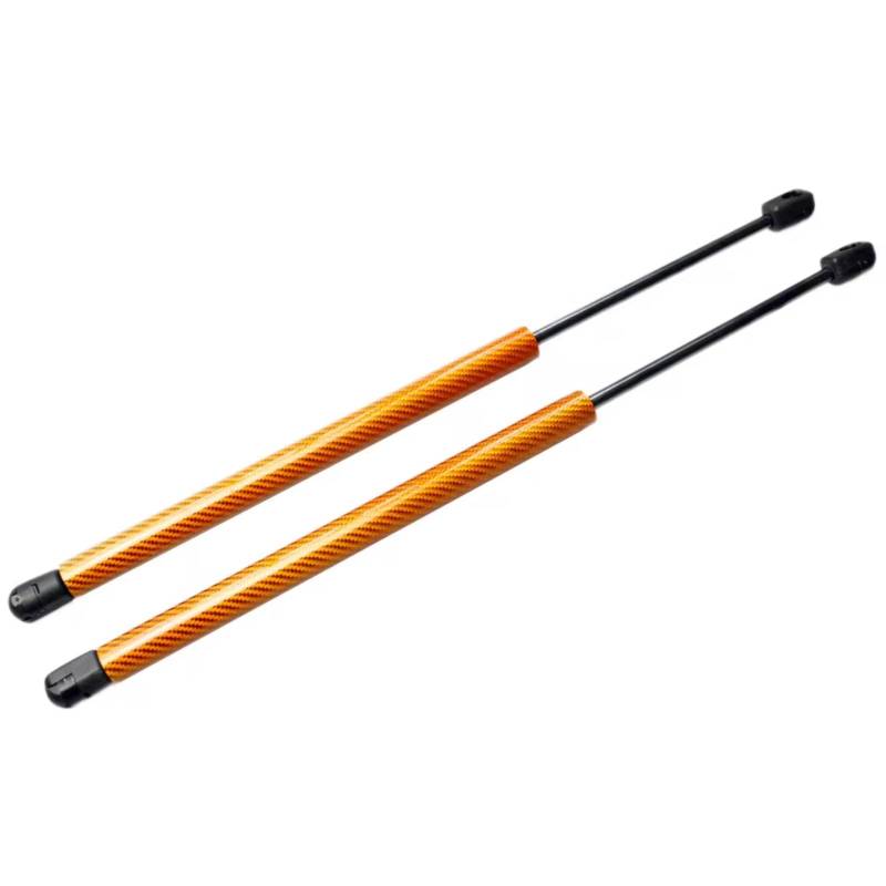 Motorhaube Gasfeder Für VW Für Tiguan 2007-2019 Front Hood Bonnet Modify Gas Struts Lift Support Shock Damper 2X Motorhaubendämpfer(Orange Carbon Fiber) von Axexnejv