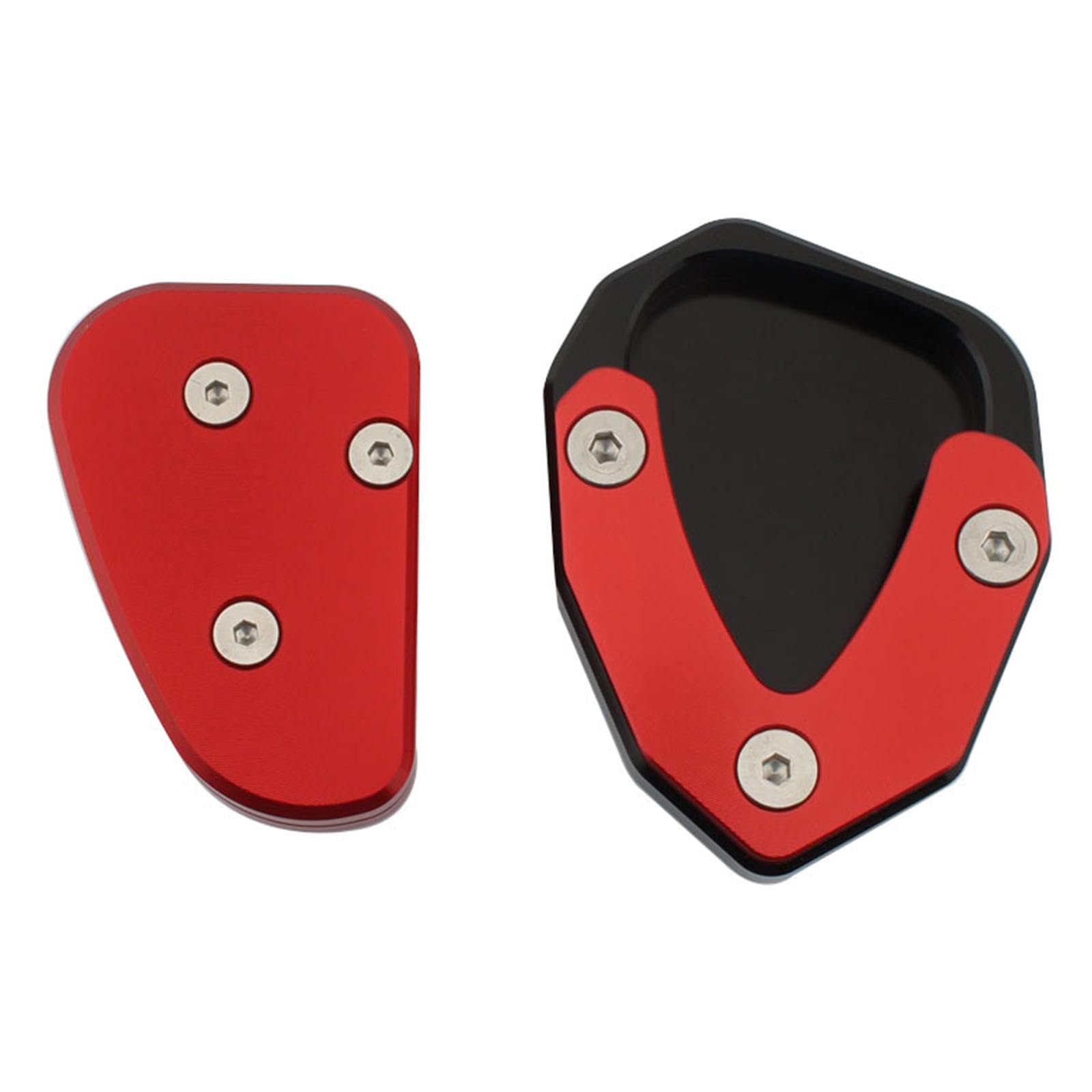 Aymzbd Kickstand Foot Pad Extension Platte Metall Reparaturset Metall, Rot von Aymzbd