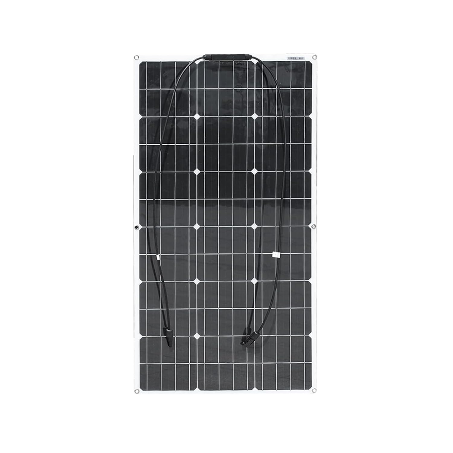 Aysolar Flexibel Solarpanel 100W 12V Monokristalline Solarmodul Flexible für Marine Camper Wohnmobil Balkon Boot Yacht Van Auto 12V Batterien von Aysolar