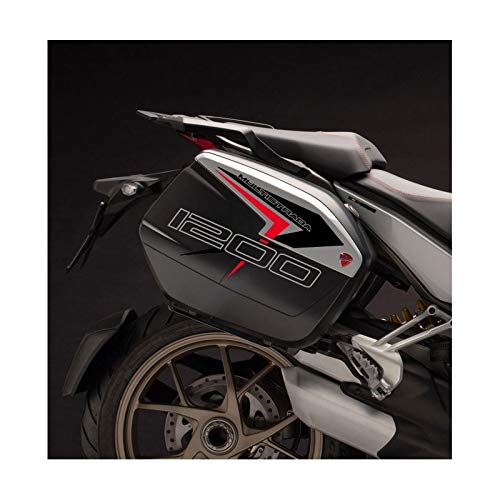 KIT 2 Sticker Cases SEITENFÄLLE Ducati MULTISTRADA 1200 AB 2015 (Light Style) von Az Graphishop