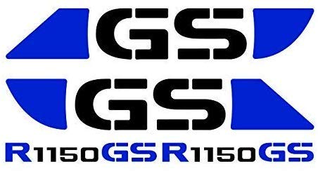 KIT 2 Stickers FÜR SEITLICHE FÄLLE R 1150 GS/ADV AD-R1150GS (Blue) von Az Graphishop