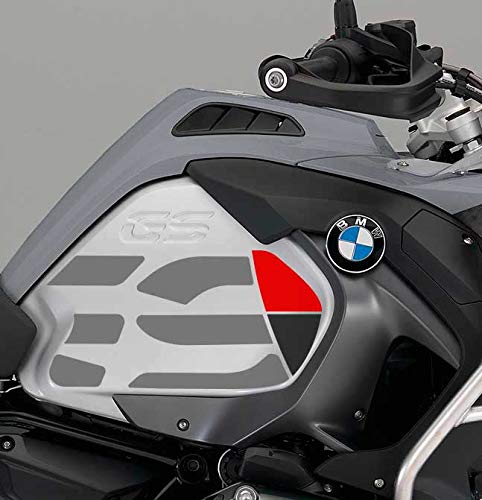 KIT Stickers GS FÜR SEITENRINGE BMW R 1250 GS ADV Ice Grey AD-GS-Big-IG von Az Graphishop