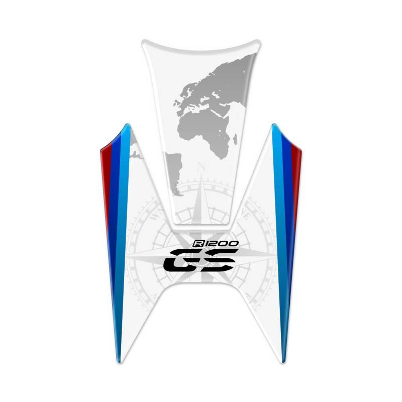 TANKSCHULTZ R 1200 GS 2013 – 2018 GP-100(M) (White Motorsport) von Az Graphishop