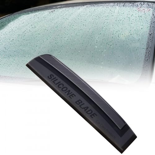 Car Squeegee, Wasser Gummi Fensterabzieher, Silikon Auto Abzieher, Wasser Gummi Abzieher, Auto Water Blade, Silikon Wasserabzieher Autoabzieher für Auto Fensterwischer Dusche Fenster Spiegel von Azonelife