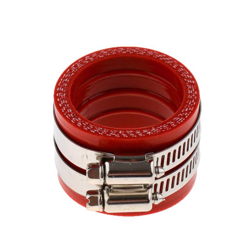 B Baosity Vergaser Ansaugrohr Adapter aus Silikon, passend für Yamaha 32mm /34mm PWK OKO KOSO Vergaser - rot von B Baosity