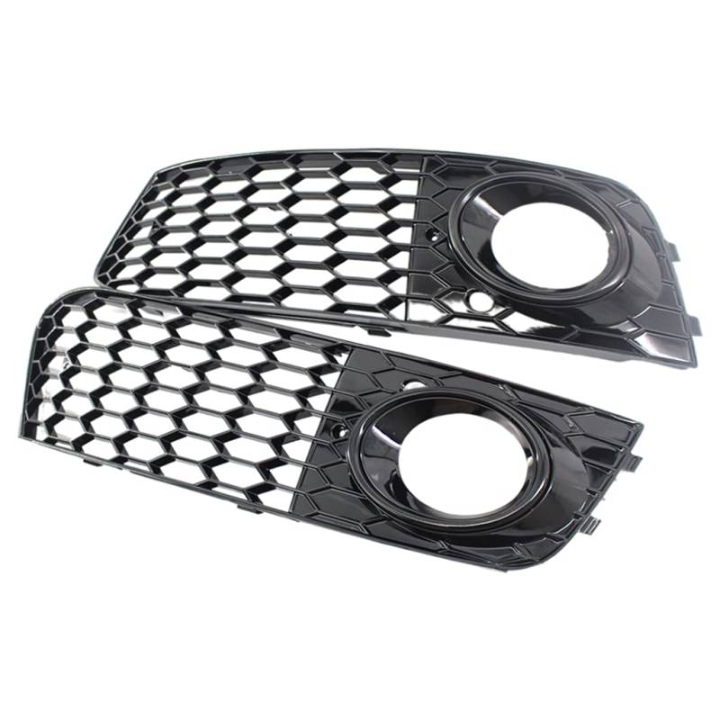 B Blesiya Mesh Stoßfänger Nebelscheinwerfer Grill Grill für Audi A4 B8 RS4 09-12 8KD807682, Strapazierfähiges ABS-Material - B von B Blesiya