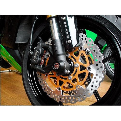 B&G Achspads Gabel+Schwinge für Kawasaki Ninja/Z 650 2017- von B&G