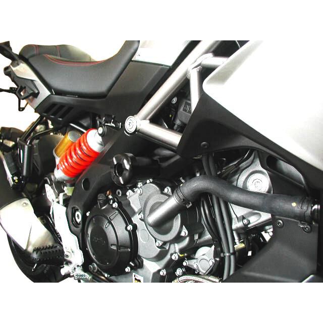 B&G Sturzpads Racing Alu schwarz für Aprilia ETV 1200 Caponord von B&G