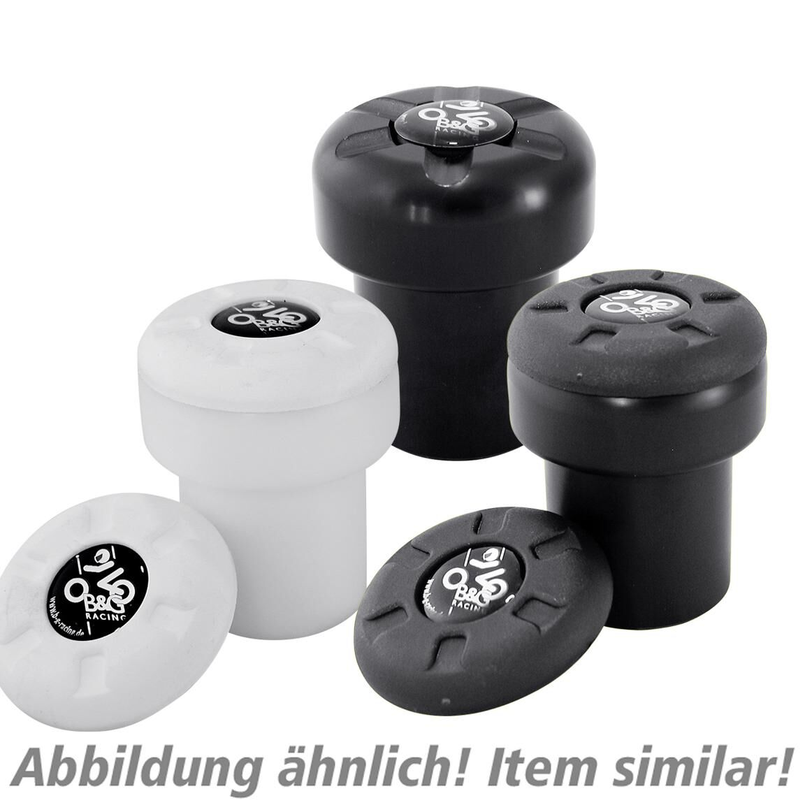 B&G Sturzpads Racing Alu schwarz für CB/CBF 600 PC34/PC36/PC38 von B&G