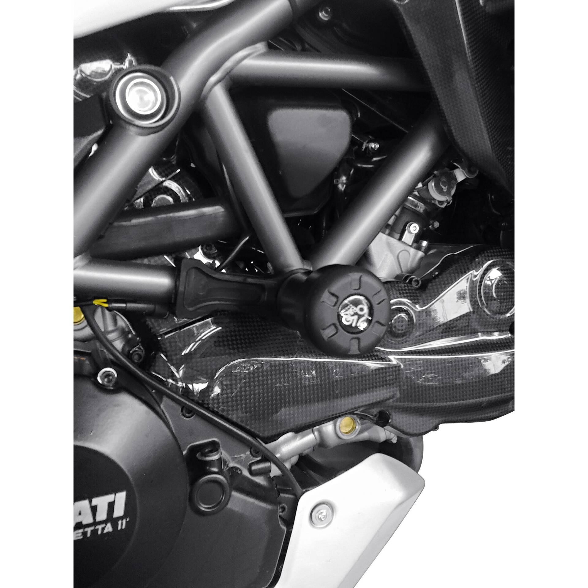 B&G Sturzpads Racing Polyamid schwarz für Duc Multistrada 1200 von B&G