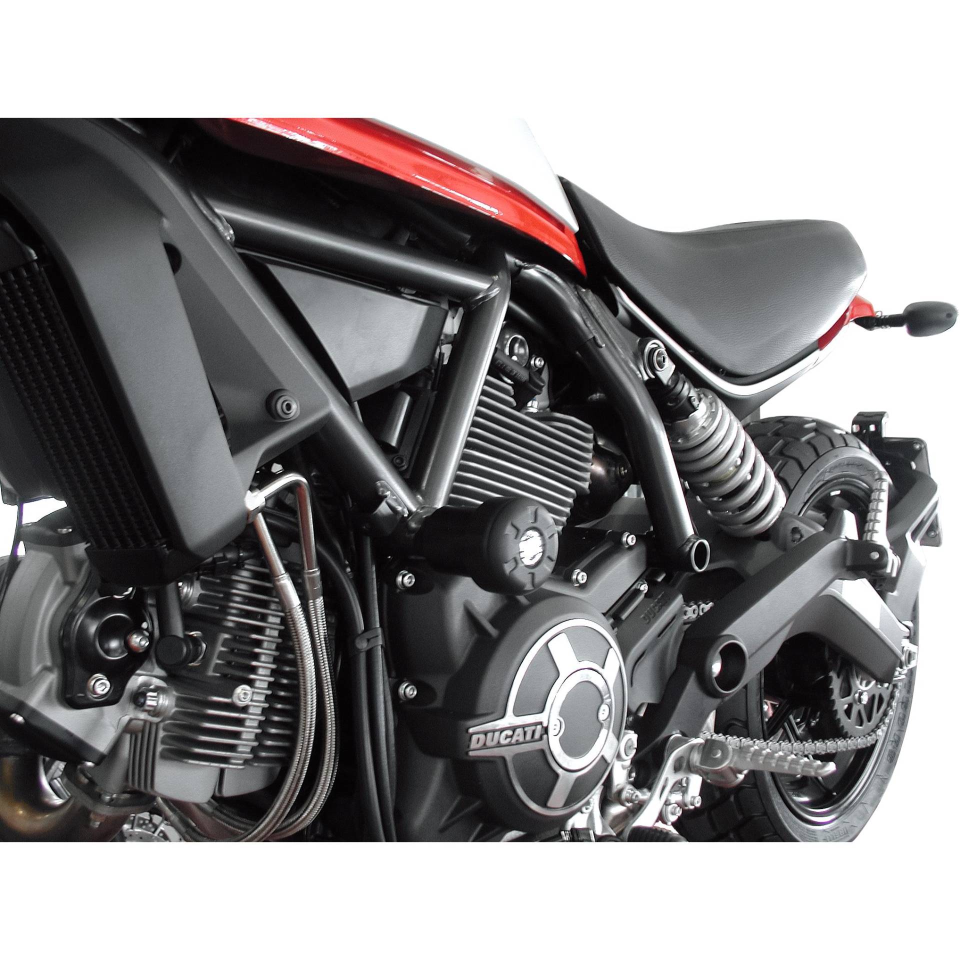 B&G Sturzpads Racing Polyamid schwarz für Ducati Scrambler 800 von B&G