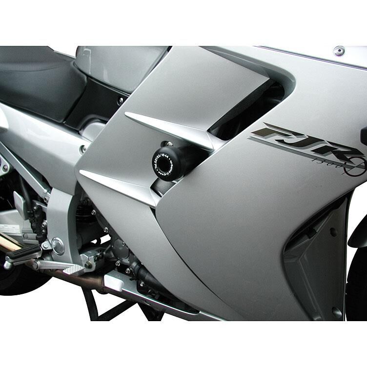 B&G Sturzpads Racing Polyamid schwarz für FJR 1300 2001-2012 von B&G