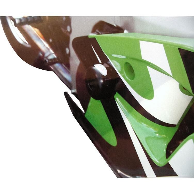 B&G Sturzpads Racing Polyamid schwarz für Kawa ZX-6 R 1998-1999 von B&G