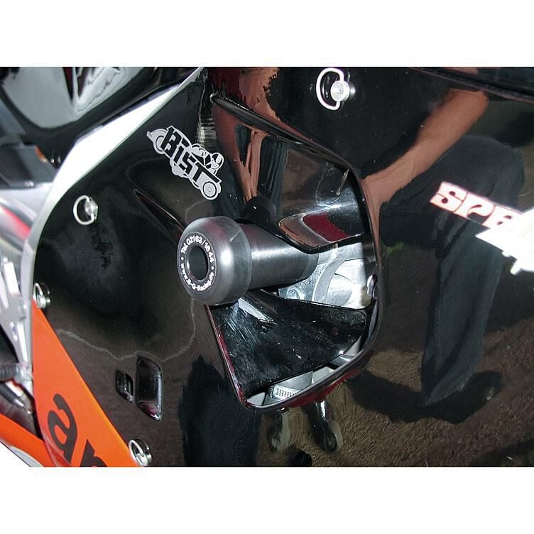 B&G Sturzpads Racing Polyamid schwarz für RSV Mille/Tuono ME/RP von B&G