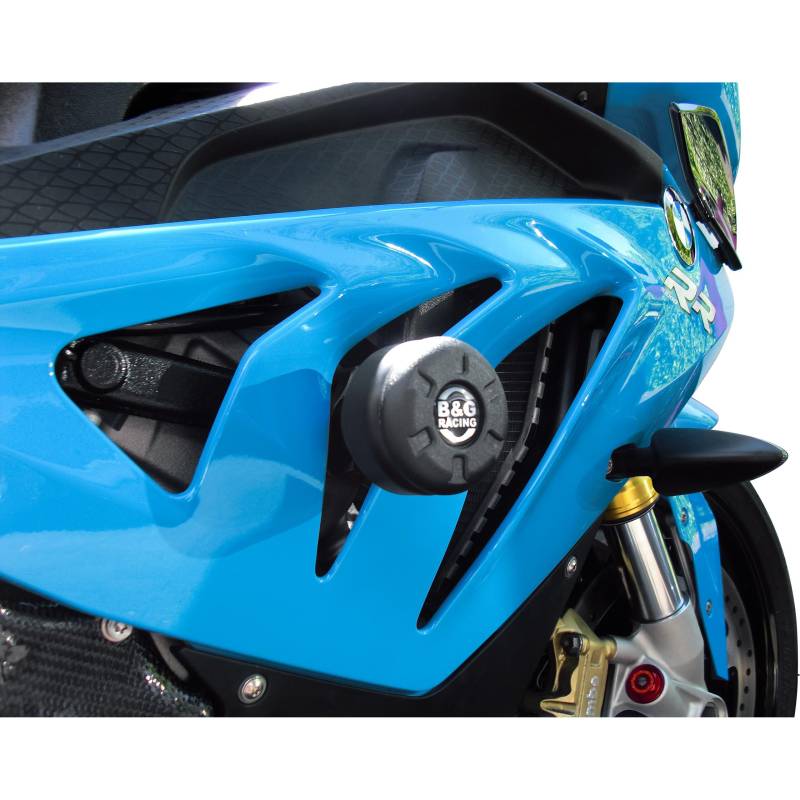 B&G Sturzpads Racing Polyamid schwarz für S 1000 RR 2012-2014 von B&G